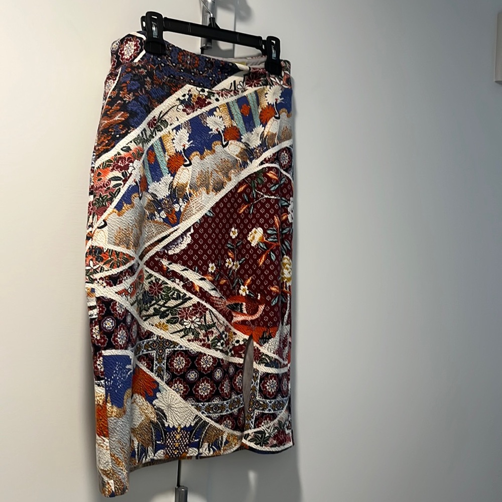 Anthropologie Maeve Slit Skirt
